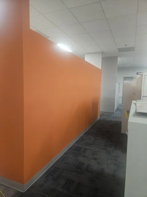 Commercial interior office finish detail from a Southwest Florida painting project