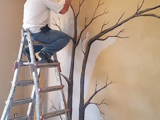 Custom Tree Mural, Sarasota — 2 photos